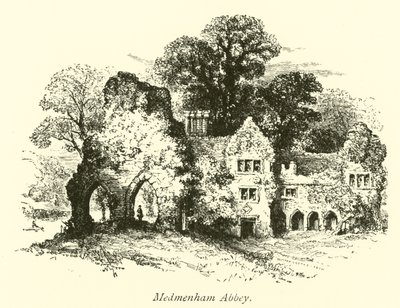 opatství Medmenham od English School