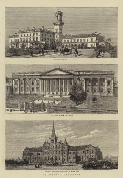 Melbourne Illustrated od English School