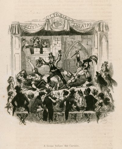 Melodrama v Royal Victoria Theatre od English School