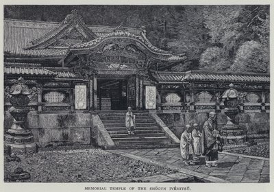 Pamětní chrám šóguna Iyemitsu (litho) od English School
