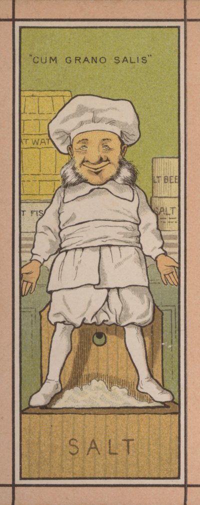 Ilustrace menu: Sůl (barva litho) od English School
