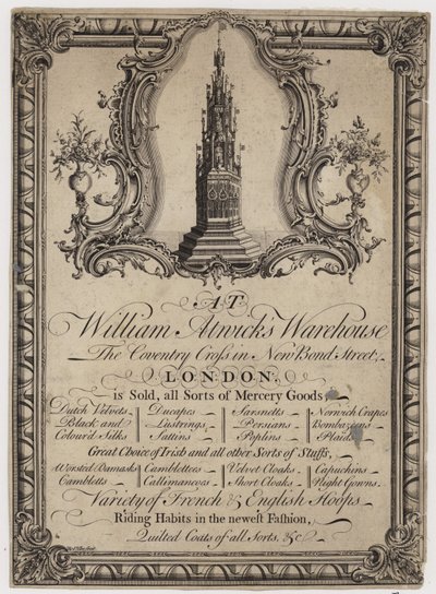 Mercer, William Atwick, vizitka od English School