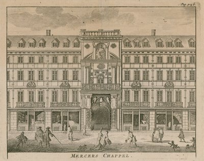 Mercers Chapel, Cheapside, Londýn od English School