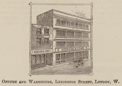 Společnost Messrs Hobson and Sons, Military Outfitters od English School