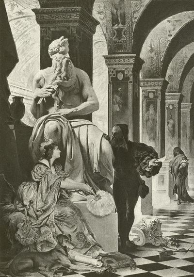 Michael Angelo a Vittoria Colonna (hlubotisk) od English School