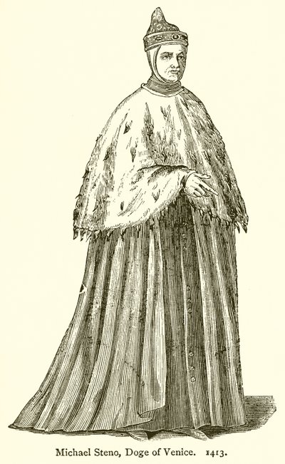 Michael Steno, dóže z Benátek. 1413 od English School