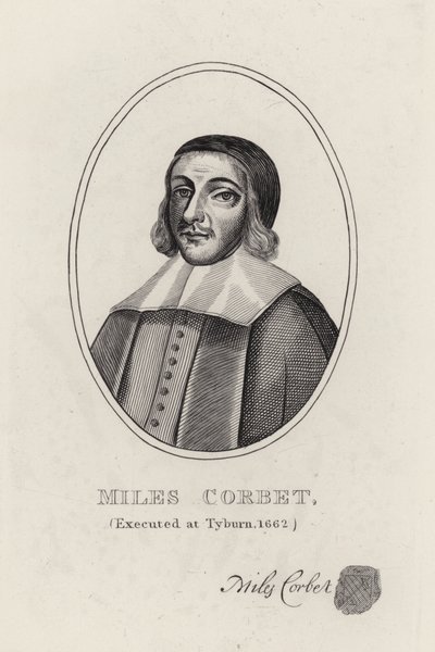 Miles Corbet (rytina) od English School