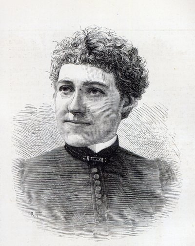 Slečna Charlotte Robinson, domácí umělecká dekoratérka Jejího Veličenstva, 1887 od English School