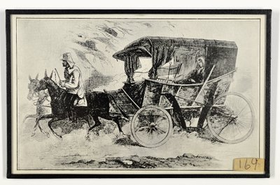 Kočár slečny Nightingalové v sídle války, z „The Illustrated London News“ od English School