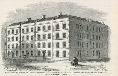 Model Lodging Houses, St James Westminster od English School