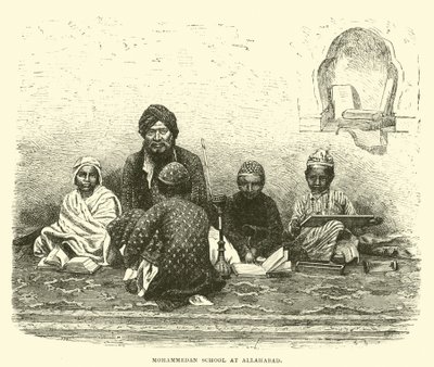 Mohamedánská škola v Allahabadu od English School