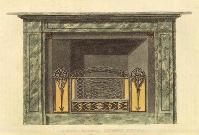 Mona Marble Komínový kus, z Ackermann