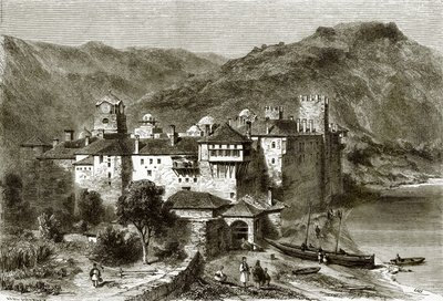Klášter Sphigmenou od English School