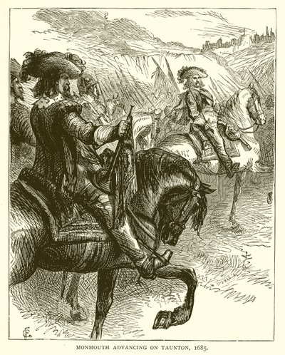 Monmouth postupuje na Taunton, 1685 od English School