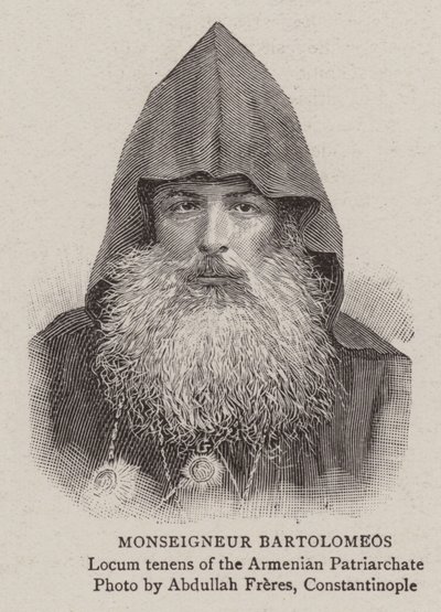Monseigneur Bartolomeos (rytina) od English School