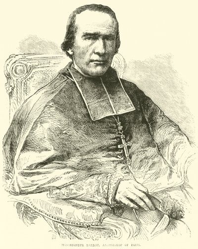 Monseigneur Darboy, arcibiskup Paříže, březen 1871 od English School
