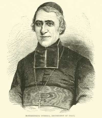 Monseigneur Guibert, arcibiskup Paříže, květen 1871 od English School