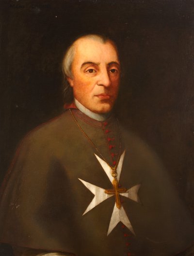 Monsignor Vincenzo Labini, biskup z Malty, 1798 od English School