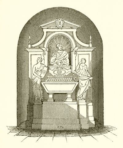 Památník Galileo v kostele Santa Croce ve Florencii od English School