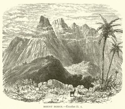 Hora Horeb, Exodus, iii od English School