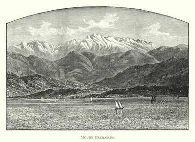 Mount Parnassus (rytina) od English School