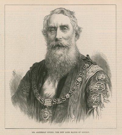 Pan Alderman Owden, primátor Londýna od English School