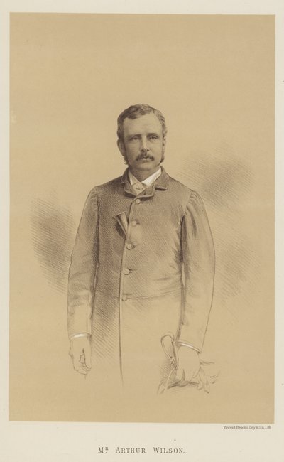pan Arthur Wilson (litho) od English School