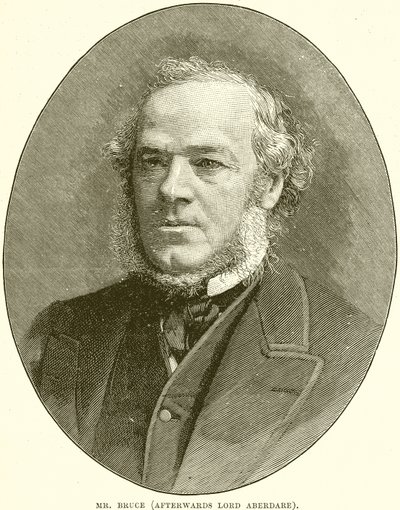 Pan Bruce (potom lord Aberdare) od English School