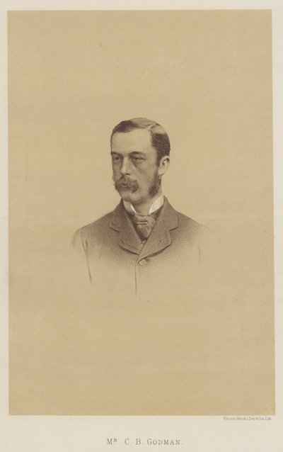Pan C B Godman, otec plukovníka Sherarda Godmana (litho) od English School