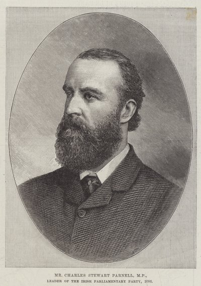 Pan Charles Stewart Parnell, poslanec, vůdce irské parlamentní strany od English School