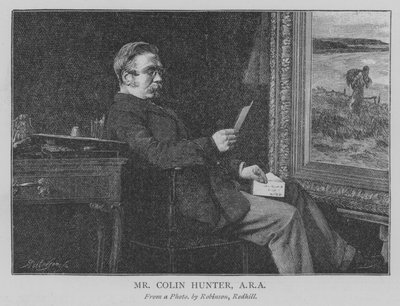 Pan Colin Hunter, ARA (rytina) od English School