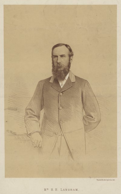pan H H Langham (litho) od English School