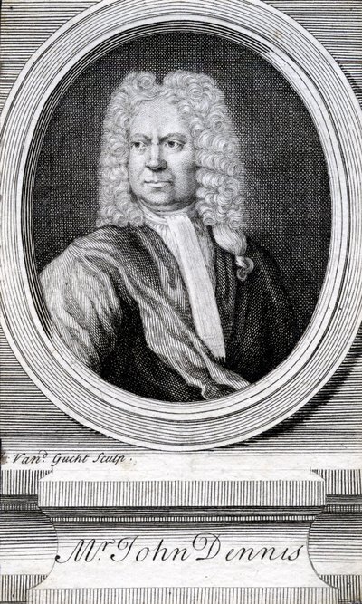 pan John Dennis (1658-1734) od English School