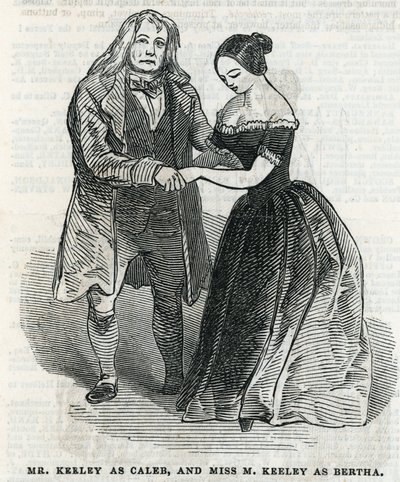 Pan Keeley jako Caleb a slečna M. Keeleyová jako Bertha od English School