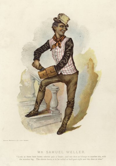 Pan Samuel Weller z Pickwick Papers od English School