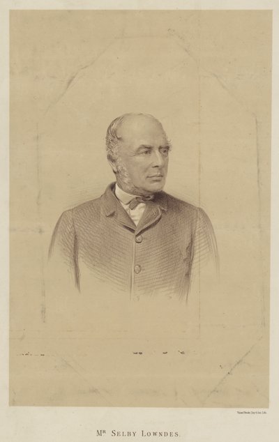 Pan Selby Lowndes (litho) od English School