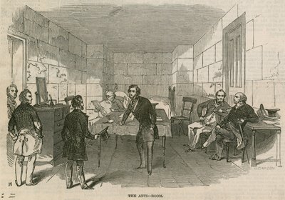 Pan Smith OBrien, poslanec, ve vazbě v Dolní sněmovně: The Anti-Room od English School