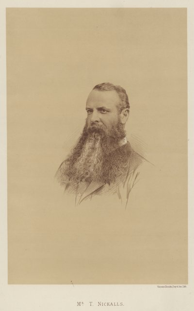 Pan T Nickalls (litografie) od English School