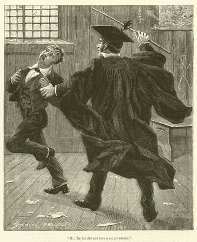 "Pan Taylor neudělal ani jeden úder" (rytina) od English School