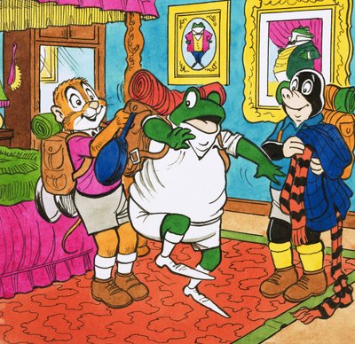 Pan ropucha se připravuje na túru od English School