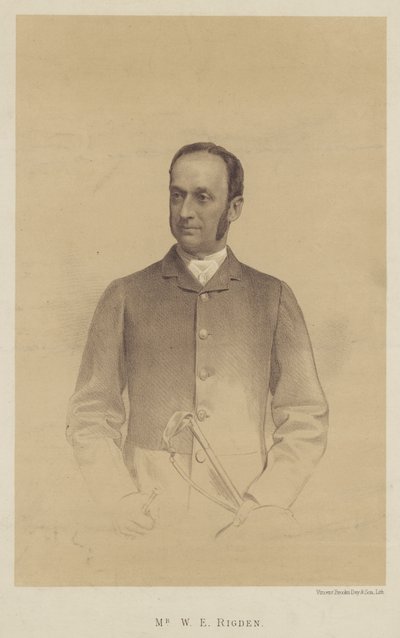 Pan W E Rigden (litografie) od English School