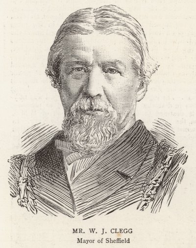 Mr W J Clegg (rytina) od English School