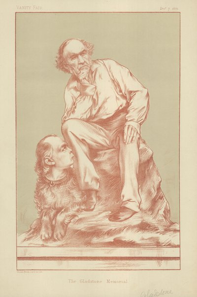 Pan William Ewart Gladstone a pan Charles Bradlaugh od English School