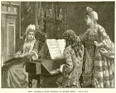 Paní Arabella Huntová zpívá královně Mary od English School