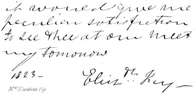 paní Elizabeth Fryová od English School