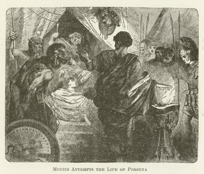 Mucius se pokouší o život Porseny od English School