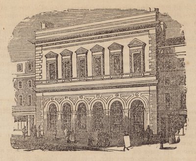 Muzeum hospodářské geologie (rytina) od English School
