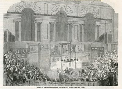 Muzeum praktické geologie - přednáška Dr Lyon Playfairs od English School