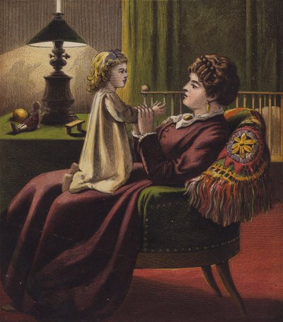 Moje matka (barevná litografie) od English School