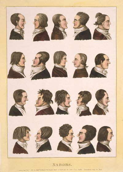 Nabobs, pub.1811 (barevná rytina) od English School